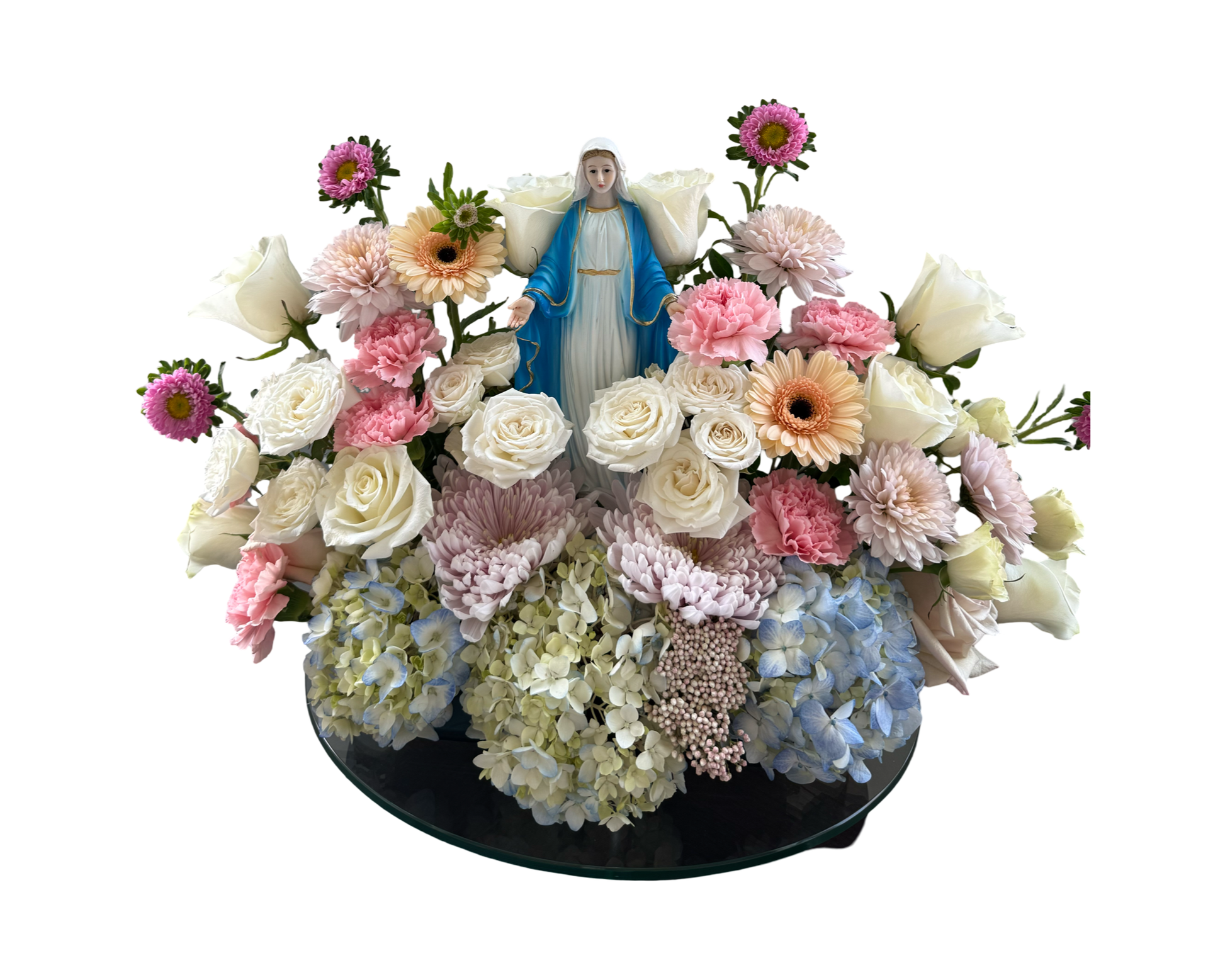 Queen of Peace Garden Arrangement
