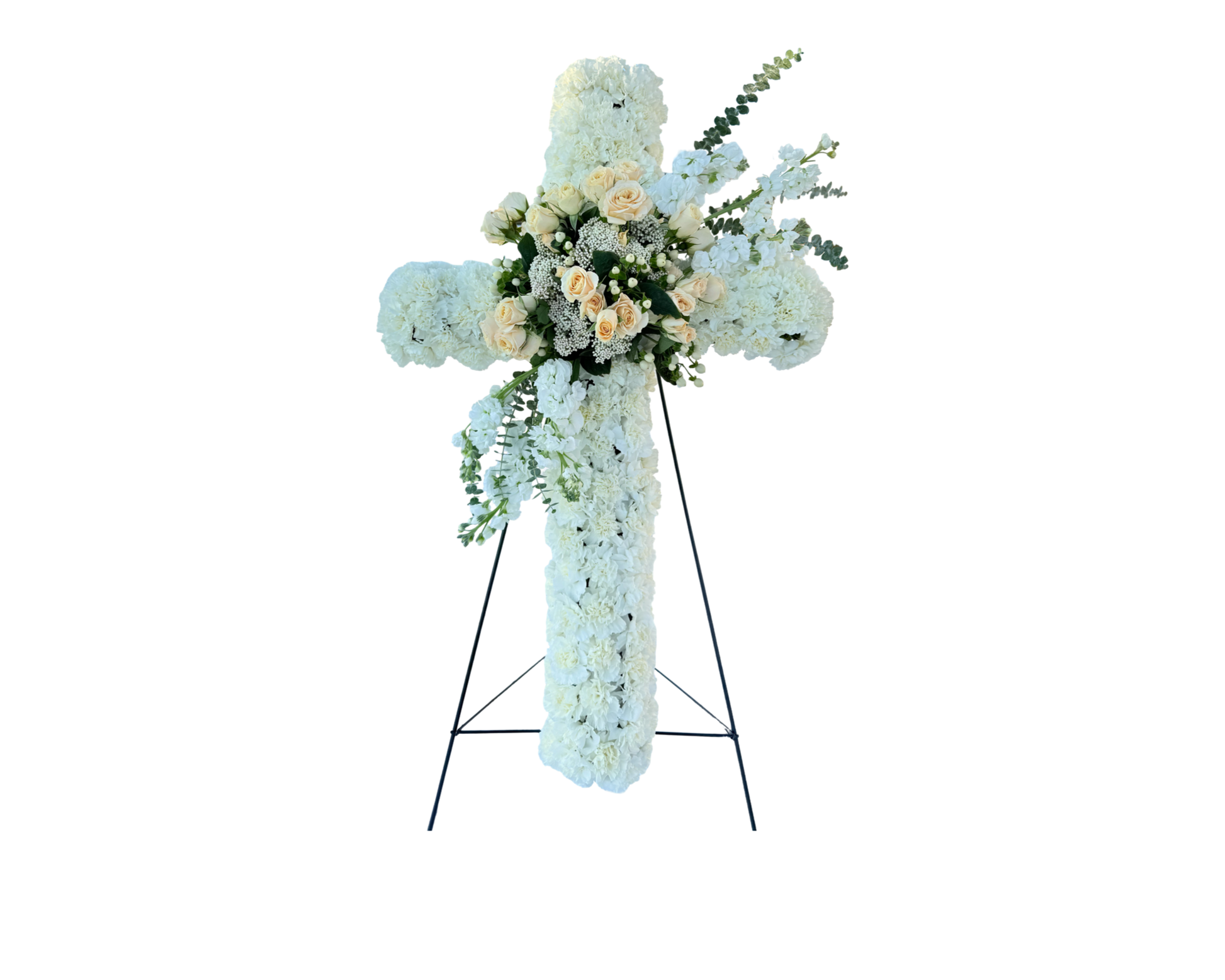 Faithful Rest Standing Cross Tribute
