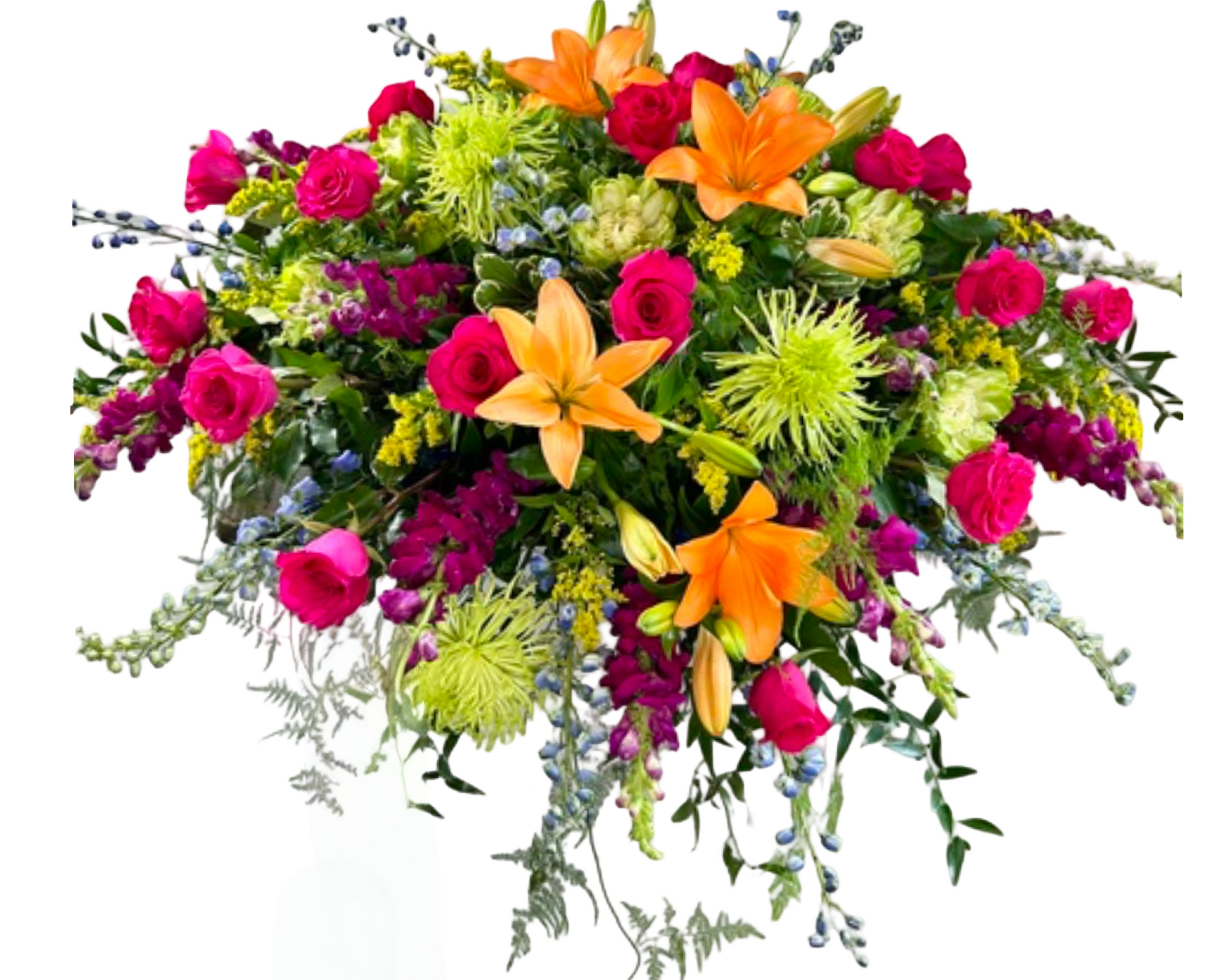 Radiant Spirit Bright Casket Spray