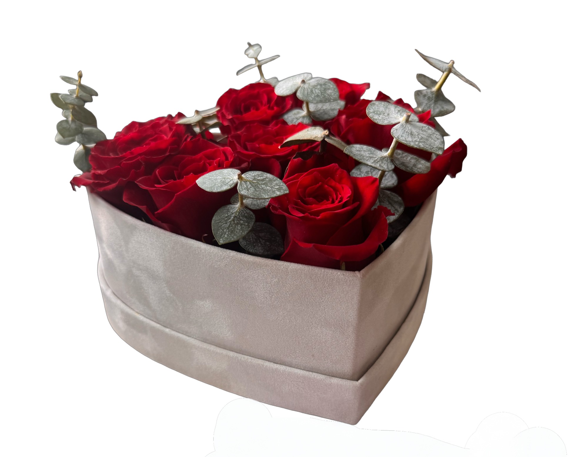 Velvet Heart – Red Rose Arrangement in Luxe Box