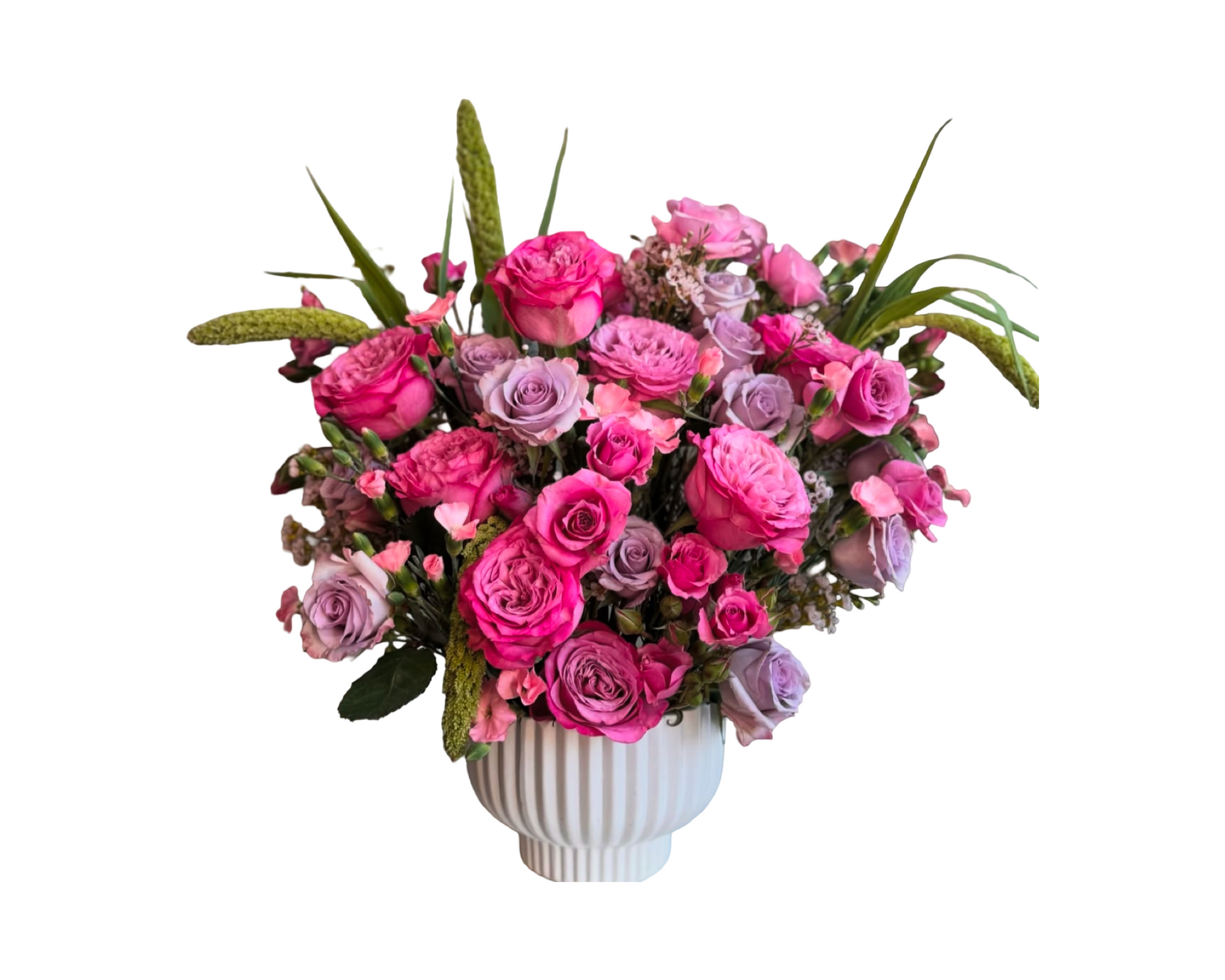 Floral Pop – Pink & Lavender Rose Designer Arrangement