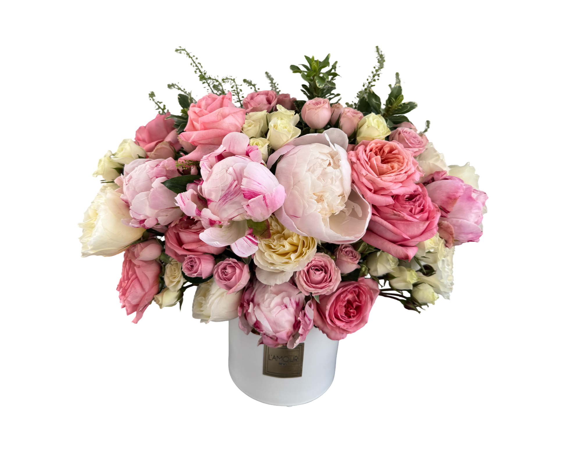 Peony Kissed Elegance