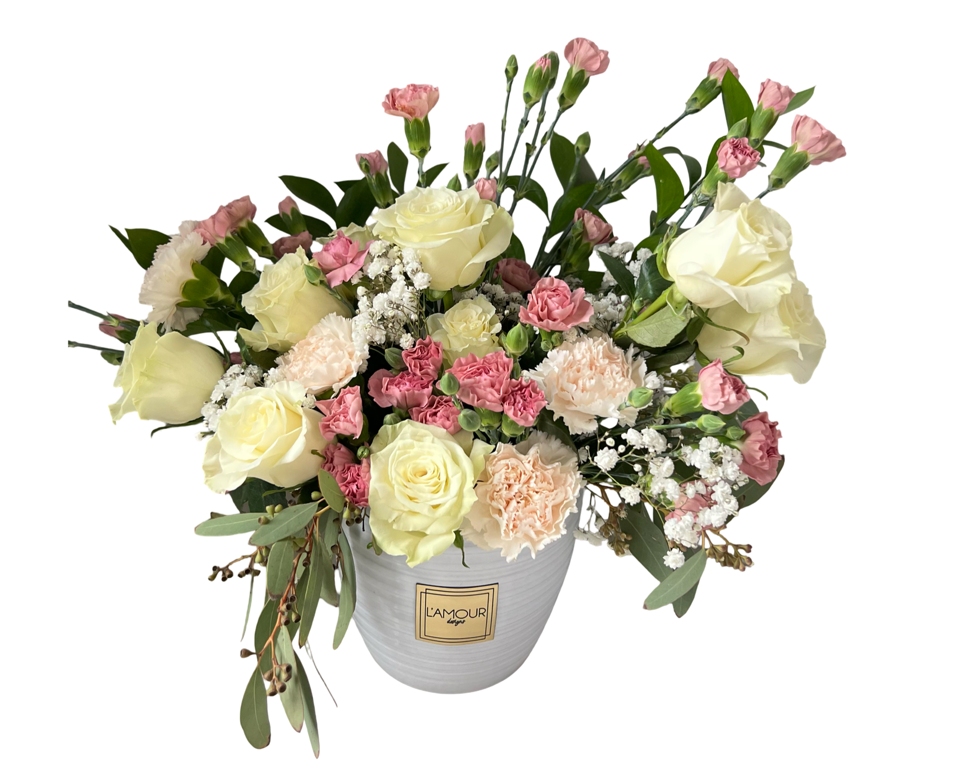 Cream Rosette