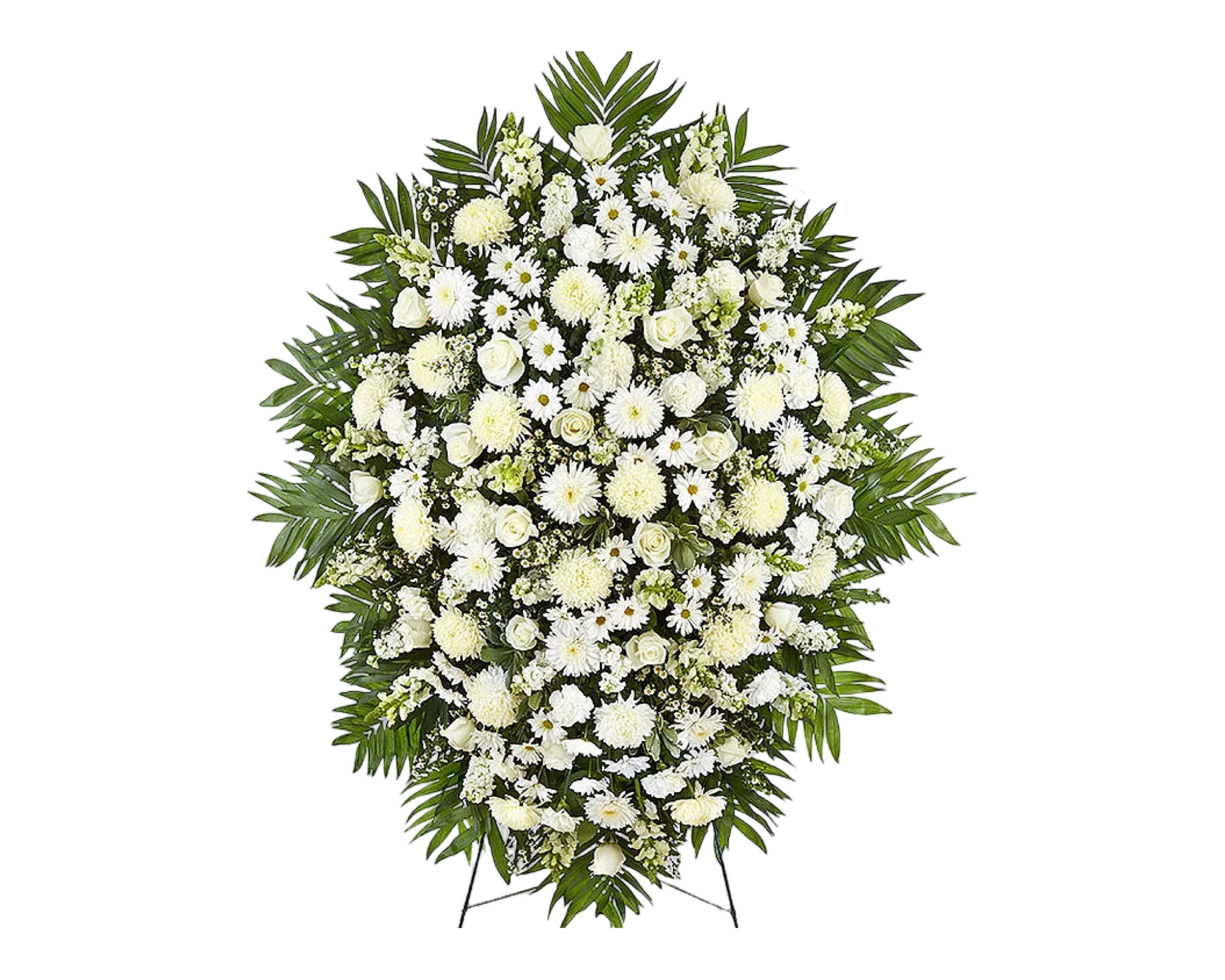 Heavenly Grace White Standing Spray